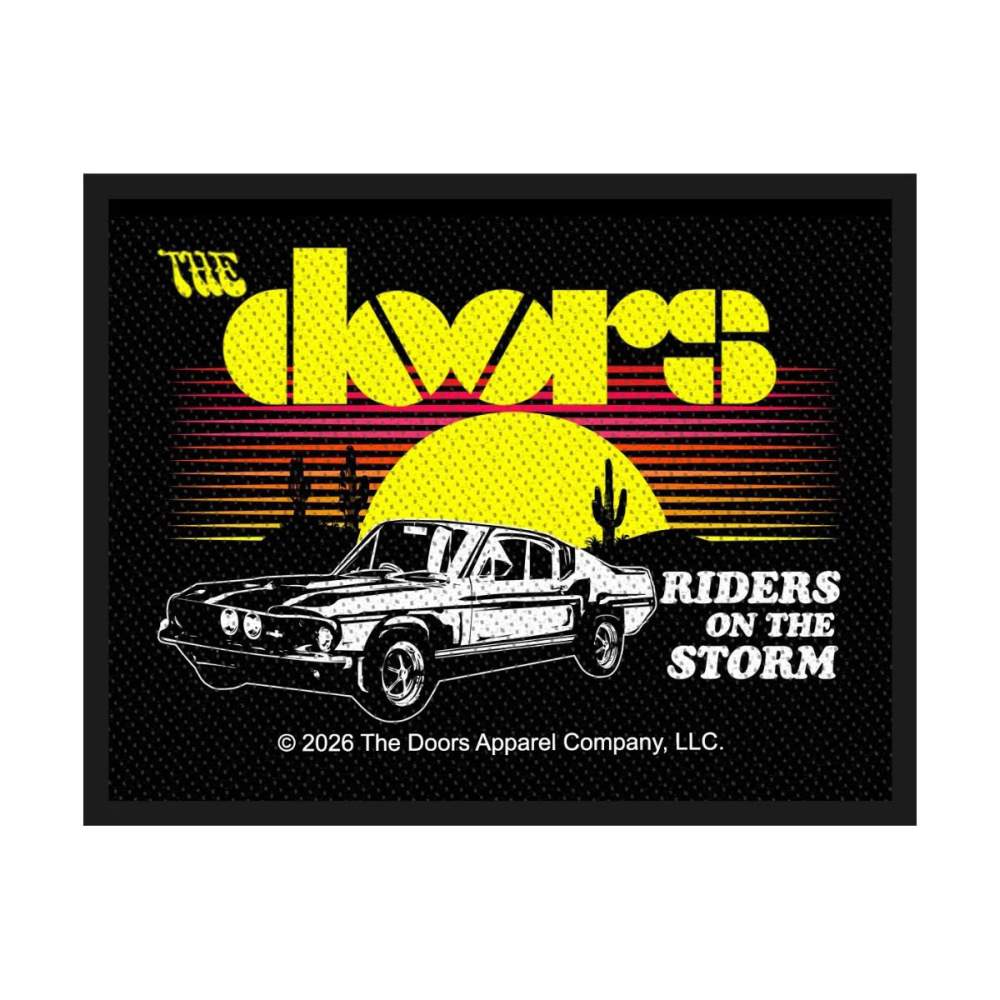 The Doors - Riders On The Storm Patch - Black/Multicolours
